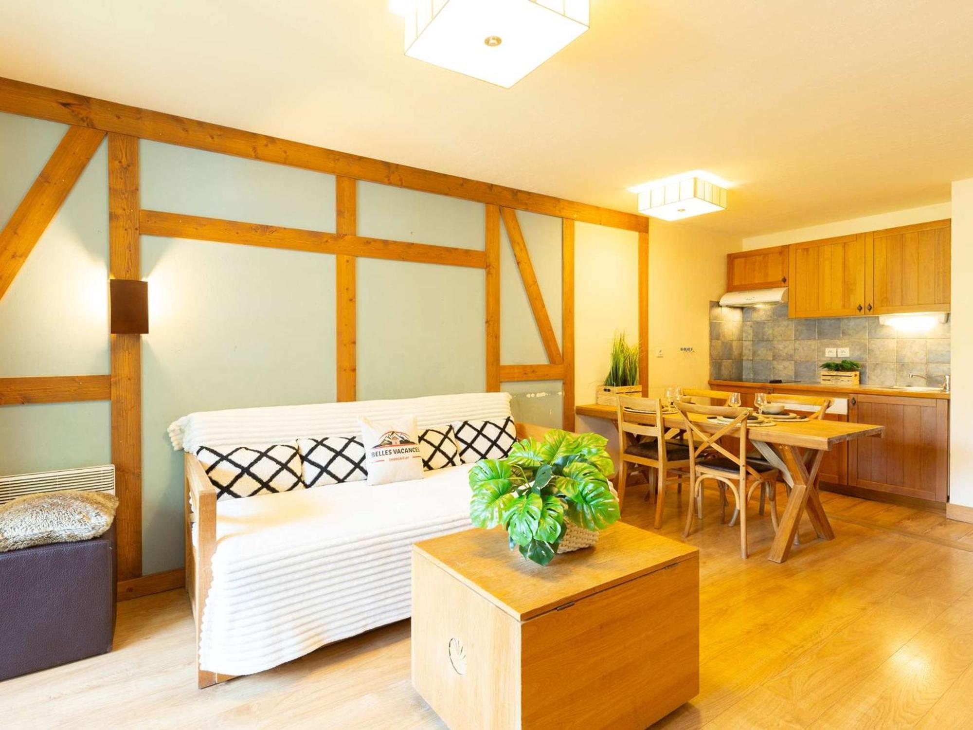 Appartement 10 Pers Avec Piscine, Sauna Et Parking En Centre-Ville De Saint-Lary-Soulan - Fr-1-296-394 Exterior foto